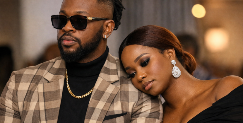 How I was wrongly accused of beating my wife Bambam – Teddy A Reality TV star Tope Adenibuyan, popularly known as Teddy A, has opened up about the emotional toll of false allegations of abuse made against him.  In a recent interview on the WithChude Podcast, Teddy A revealed that a report accusing him of physically abusing his wife, actress Bamike “Bambam”, had a profound impact on him.  The allegations, which spread on social media, claimed that Teddy A beat his wife, including during her pregnancy.  He said, “When they said I was beating my wife, which was a lot. I woke up, went downstairs, my wife was there, she was watching a movie, she was pregnant and laughing”.  He said the report sparked widespread discussion and left both him and Bambam shocked and confused about its origin. “Then I checked my phone and saw my notifications going off. I was like, I didn’t drop any content that’s trending, what’s going on, what did I do, or what are they saying now? As I went through the comments, my wife became very emotional and kept asking who did this. I honestly didn’t know, maybe it was one ex somewhere or village people trying to come after me”, he continued.  Teddy A also recalled the day he discovered the report, saying he was initially advised to stay silent and let the issue die down.  However, he later realised that this approach had lasting effects on his reputation, as the allegations continued to resurface online and shape public opinion.  “I called my manager to ask what we should do, and he told me not to fuel the fire and just let it go. At the time, I didn’t really see the damage staying silent would do to my reputation. Even when my wife and I post ourselves, people still comment and ask if I’m sure I don’t beat my wife. Why would they say that? Why on earth would they do that? It affected me because it made people see me in a way that wasn’t true,” he added.