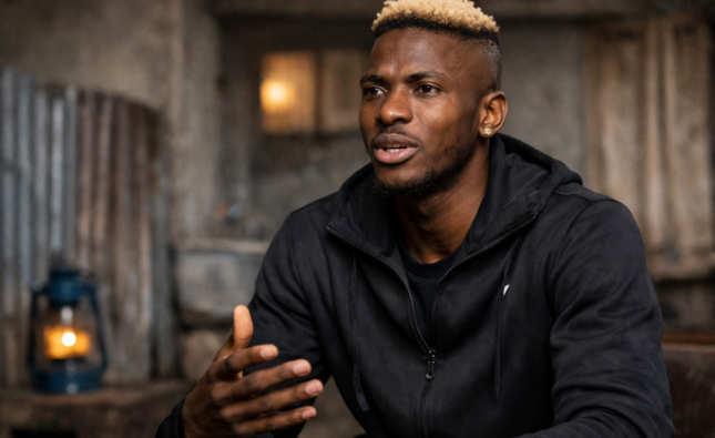 Victor Osimhen Shares Painful Childhood Story About Landlords in Lagos