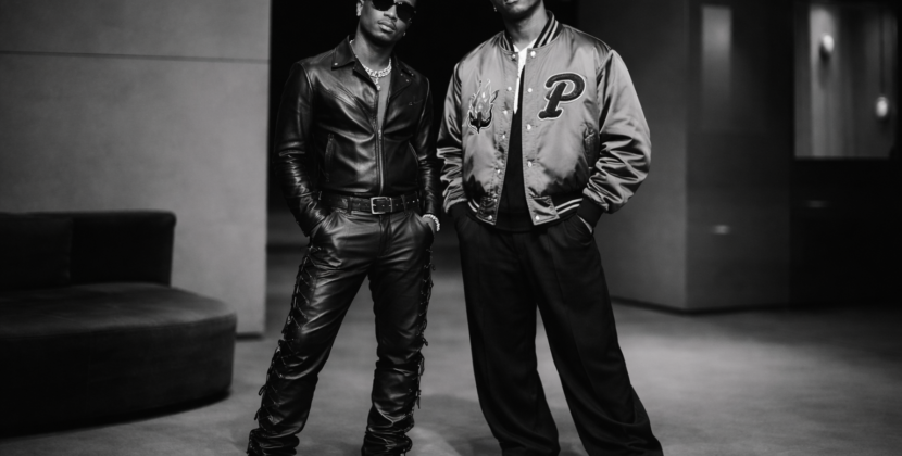 Wizkid and Pharrell Williams Turn Heads in Bold Black and White Style Moment