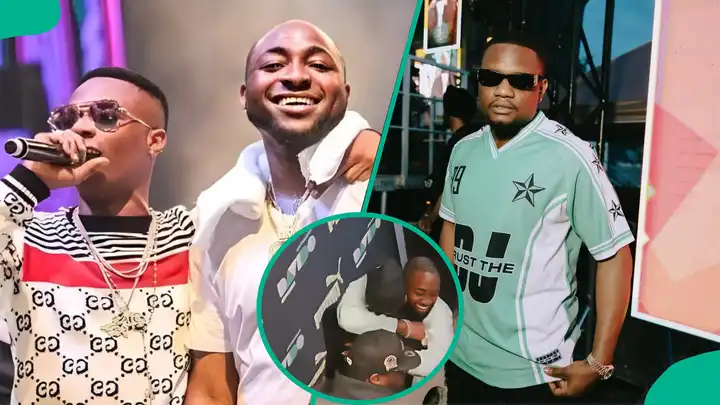 Davido Shares Friendly Moment With Wizkid’s DJ Tunez at Event, Sparks Reactions