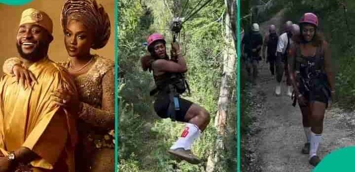 Davido Shares Hawaii Hiking Photos With Chioma Amid N1bn Lawsuit